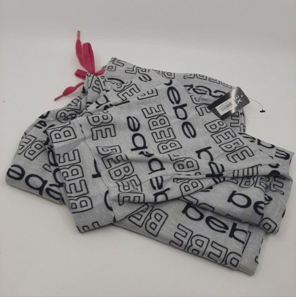 Bebe Size 3XL Gray Pajama Lounge Pants